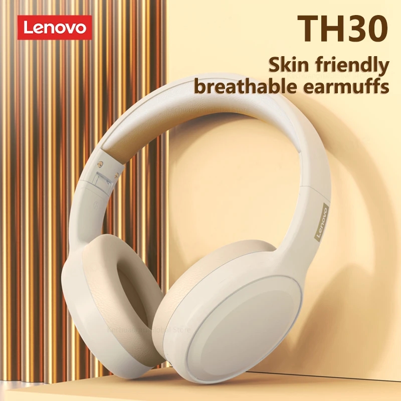 Usb C Earphone - Original Lenovo th30 wireless headphones Bluetooth