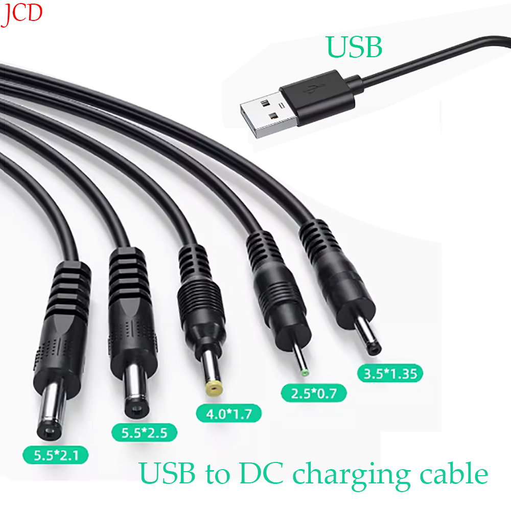 Cable Extension 3.5 - 2PCS USB A Male to DC
