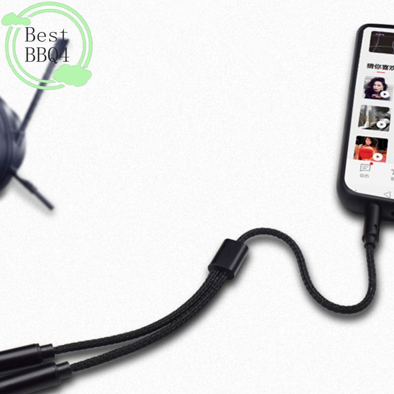 (BBQ4)AUX Cable Jack 3.5MM Aud – обзор и цена Earphone Splitter Jack