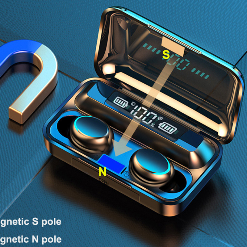 2026 F9 Wireless Earphones LED – обзор и цена Bluetooth Headset On Ear