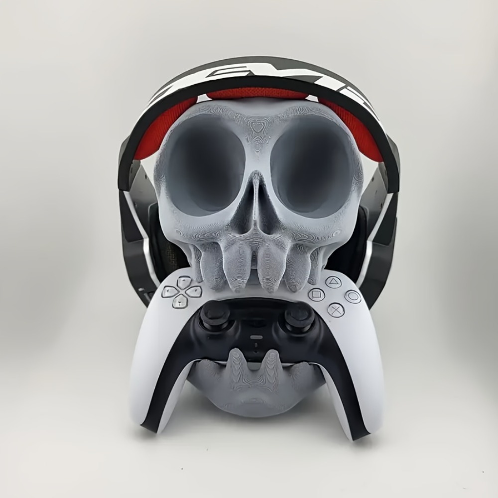 Skull Shaped Controller Stand  – обзор и цена Headphone Stand Desk