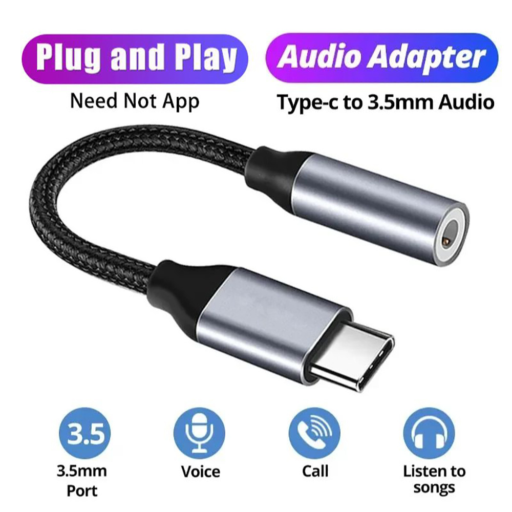 USB Type C To 3.5mm Audio Adap – обзор и цена Audiophile Headphone Wired