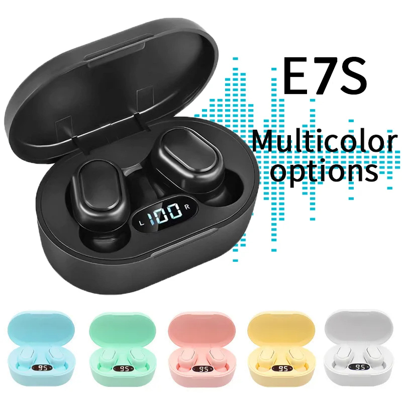 E7S TWS Fone Bluetooth Earphon – обзор и цена Bluetooth Headset On Ear