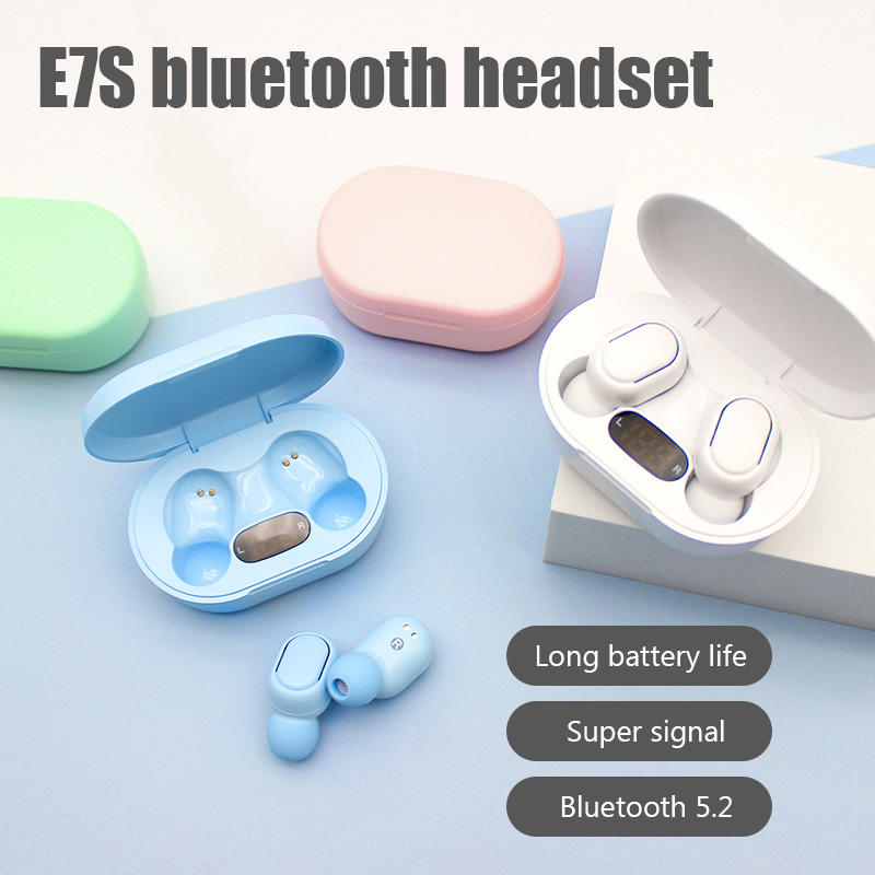 E7S TWS Fone Bluetooth Earphon – обзор и цена Bluetooth Headset On Ear