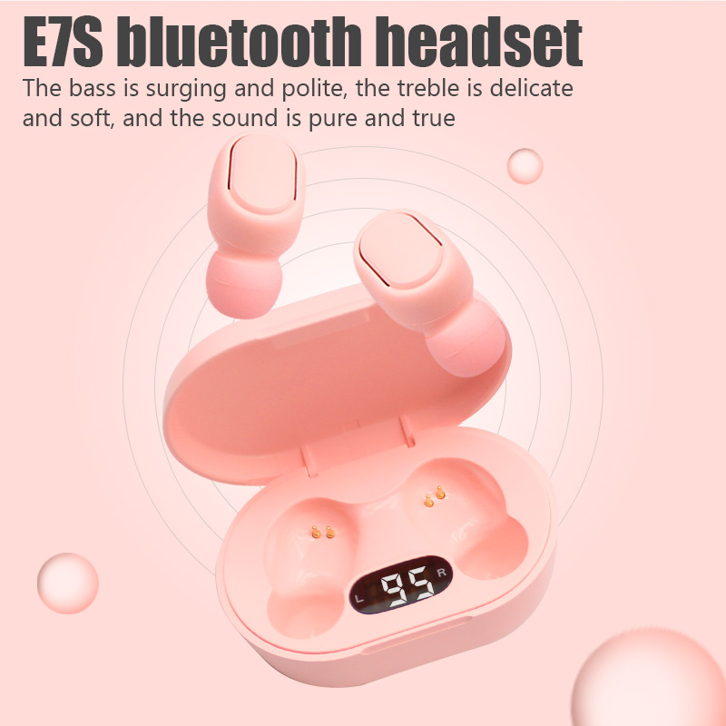 E7S TWS Fone Bluetooth Earphon – обзор и цена Bluetooth Headset On Ear