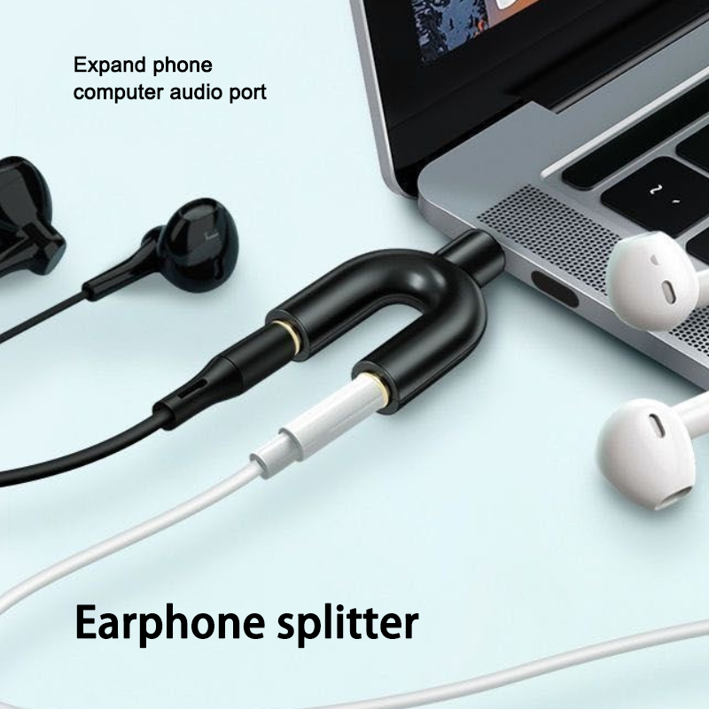 3.5mm headphone splitter micro – обзор и цена Earphone Splitter Jack
