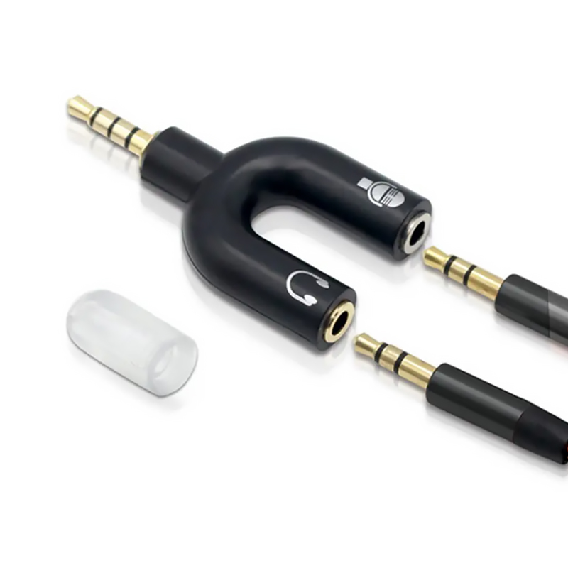 3.5mm headphone splitter micro – обзор и цена Earphone Splitter Jack