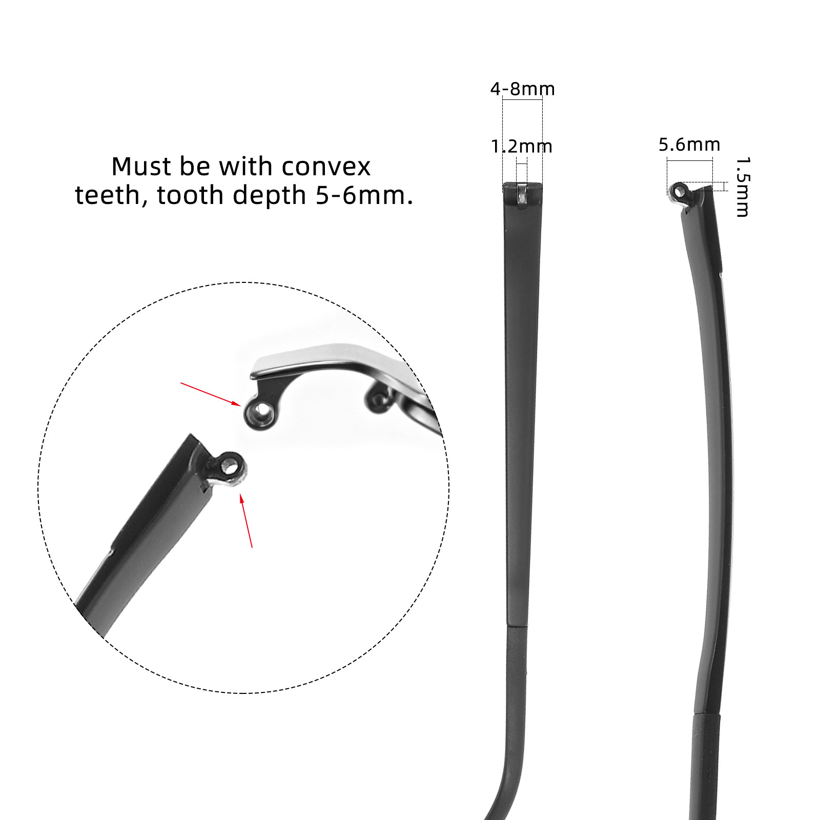 Universal Eyeglass Temple End  – обзор и цена Silicone Ear Tip Replacement