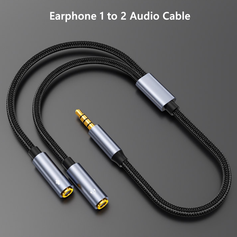 3.5mm Jack Aux Audio Cable Mal – обзор и цена Earphone Splitter Jack